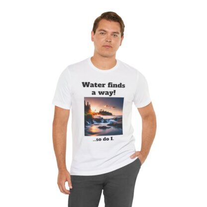 Water Finds A Way Unisex Jersey Short Sleeve Tee - Image 15