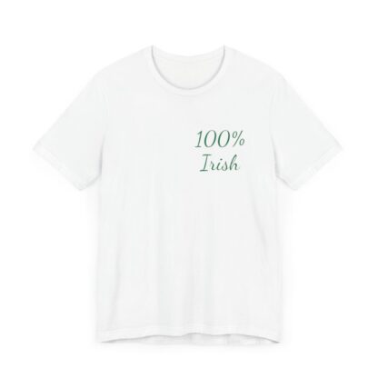 100% Irish Unisex Jersey Short Sleeve Tee - Image 4