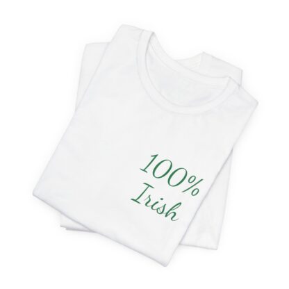 100% Irish Unisex Jersey Short Sleeve Tee - Image 6