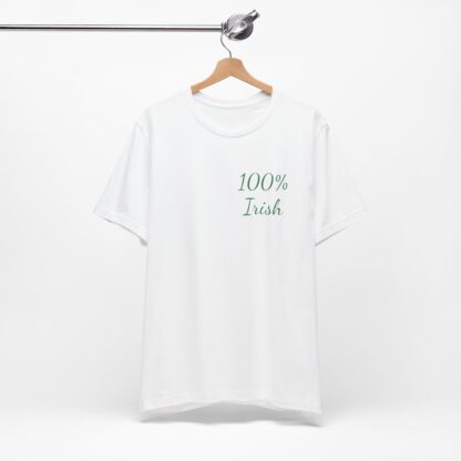 100% Irish Unisex Jersey Short Sleeve Tee - Image 8