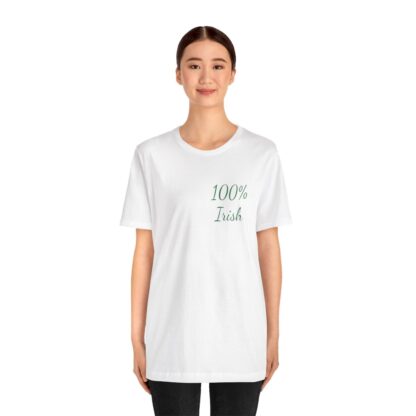 100% Irish Unisex Jersey Short Sleeve Tee - Image 12