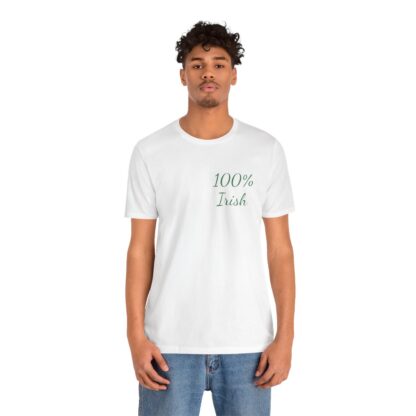 100% Irish Unisex Jersey Short Sleeve Tee - Image 13