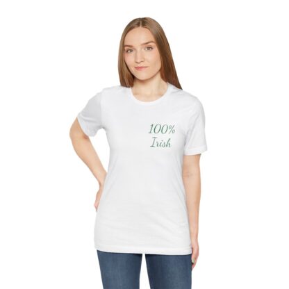 100% Irish Unisex Jersey Short Sleeve Tee - Image 14