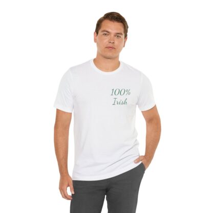 100% Irish Unisex Jersey Short Sleeve Tee - Image 15