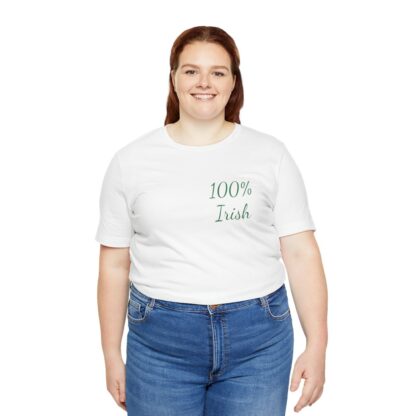 100% Irish Unisex Jersey Short Sleeve Tee - Image 16