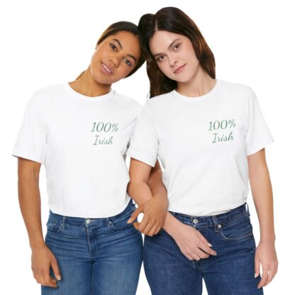 100% Irish Unisex Jersey Short Sleeve Tee - Image 26