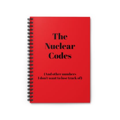 The Nuclear Codes Spiral Notebook - Ruled Line - Image 2