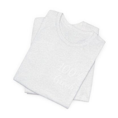 100% Greek Unisex Jersey Short Sleeve Tee - Image 64