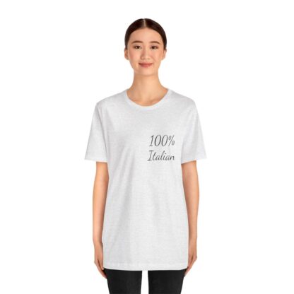 100% Italian Unisex Jersey Short Sleeve Tee - Image 41