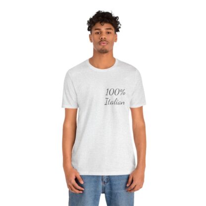 100% Italian Unisex Jersey Short Sleeve Tee - Image 42