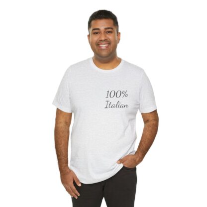 100% Italian Unisex Jersey Short Sleeve Tee - Image 46