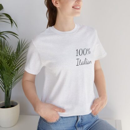 100% Italian Unisex Jersey Short Sleeve Tee - Image 54