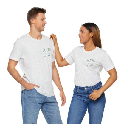 100% Irish Unisex Jersey Short Sleeve Tee - Image 30