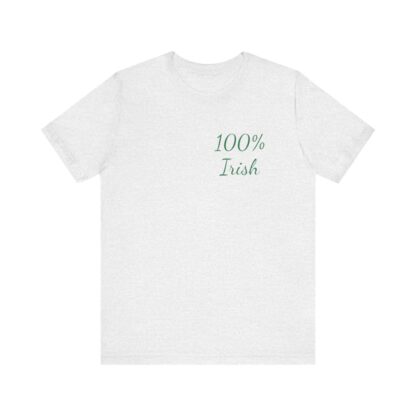 100% Irish Unisex Jersey Short Sleeve Tee - Image 31