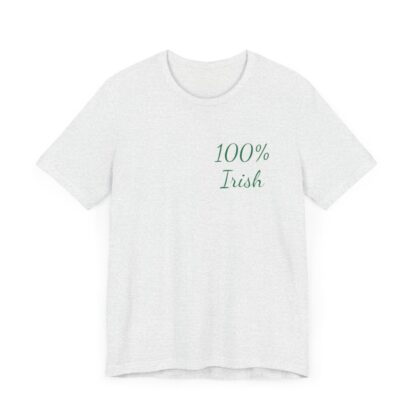 100% Irish Unisex Jersey Short Sleeve Tee - Image 33