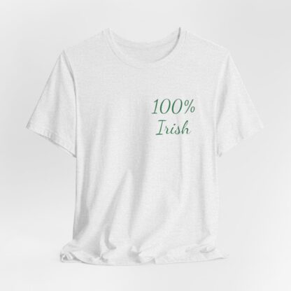 100% Irish Unisex Jersey Short Sleeve Tee - Image 36