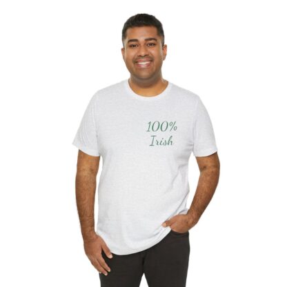 100% Irish Unisex Jersey Short Sleeve Tee - Image 46