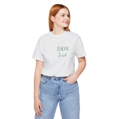 100% Irish Unisex Jersey Short Sleeve Tee - Image 48