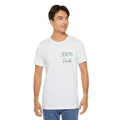 100% Irish Unisex Jersey Short Sleeve Tee - Image 50