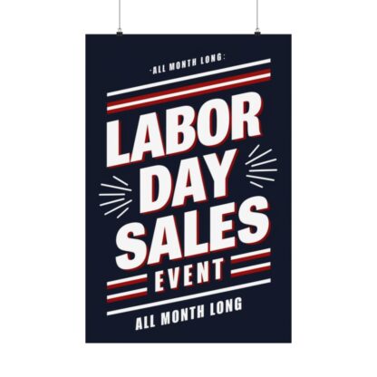 Labor Day Sales Event Matte Vertical Posters - Image 2