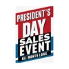 President's Day Sales Event Matte Vertical Posters