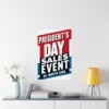 President's Day Sales Event Matte Vertical Posters