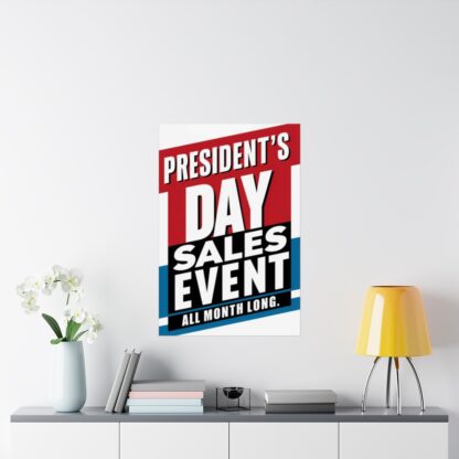 President's Day Sales Event Matte Vertical Posters - Image 8