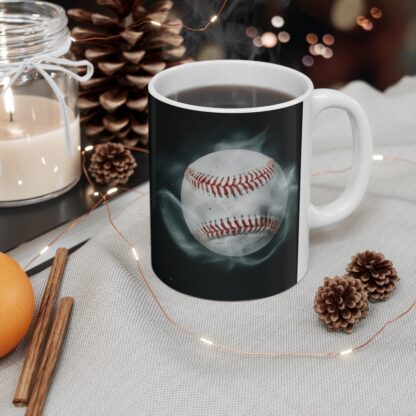 Baseball In Orbit Ceramic Mug, 11oz - Image 6