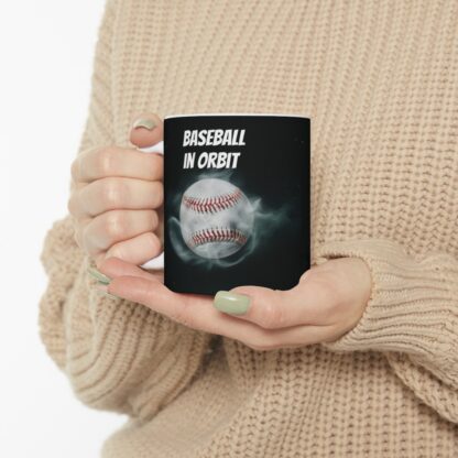 Baseball In Orbit Ceramic Mug, 11oz - Image 11