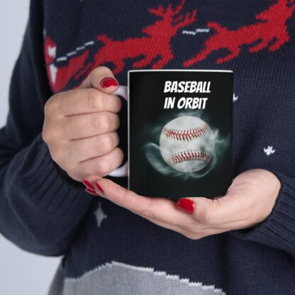 Baseball In Orbit Ceramic Mug, 11oz - Image 12