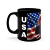 Trump USA Black Coffee Mug, 11oz