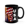 Trump USA Black Coffee Mug, 11oz