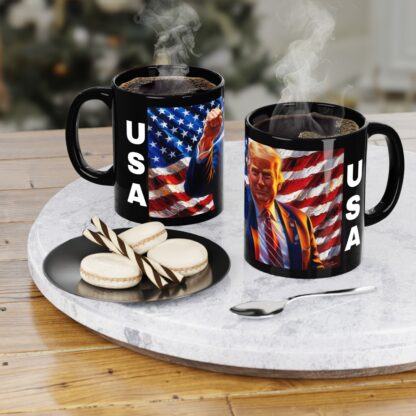 Trump USA Black Coffee Mug, 11oz - Image 4