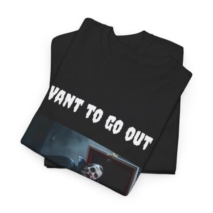 Dracula - VANT TO GO OUT FOR A BITE Unisex Heavy Cotton Tee - Image 6