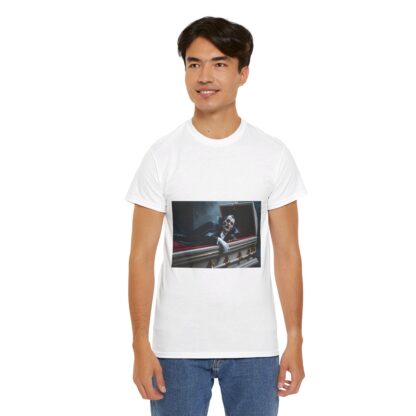 Dracula - VANT TO GO OUT FOR A BITE Unisex Heavy Cotton Tee - Image 49