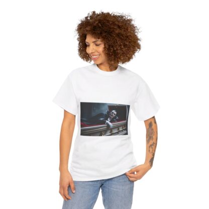 Dracula - VANT TO GO OUT FOR A BITE Unisex Heavy Cotton Tee - Image 39