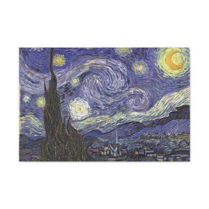 Starry Night by Vincent Van Gogh Classic Canvas Reproduction - Image 6