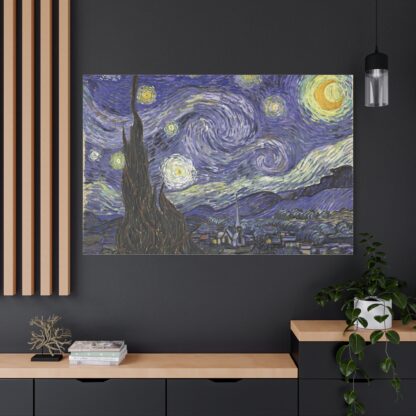 Starry Night by Vincent Van Gogh Classic Canvas Reproduction - Image 4