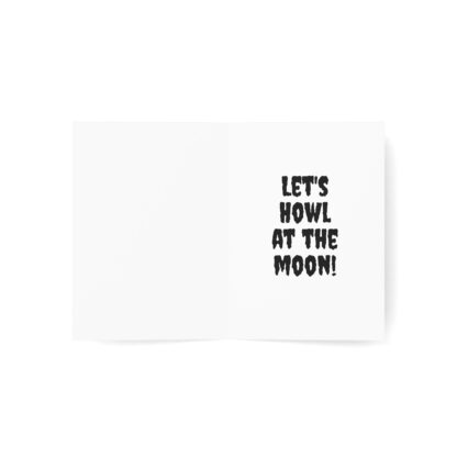 Happy Halloween Howl At The Moon Greeting Cards (1, 10, 30, and 50pcs) - Image 12