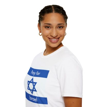 Pray for Israel Unisex Softstyle T-Shirt - Image 9