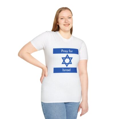 Pray for Israel Unisex Softstyle T-Shirt - Image 5