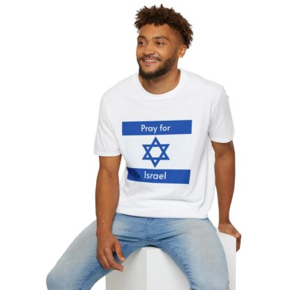 Pray for Israel Unisex Softstyle T-Shirt - Image 12