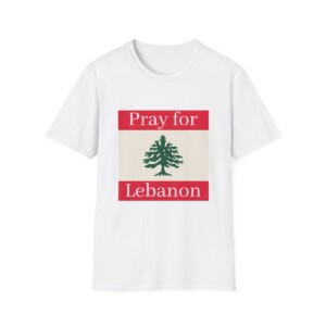 Pray for Lebanon - Unisex Softstyle - T-Shirt - Mallof Enterprises