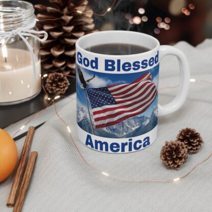 God Blessed America Mug 11oz